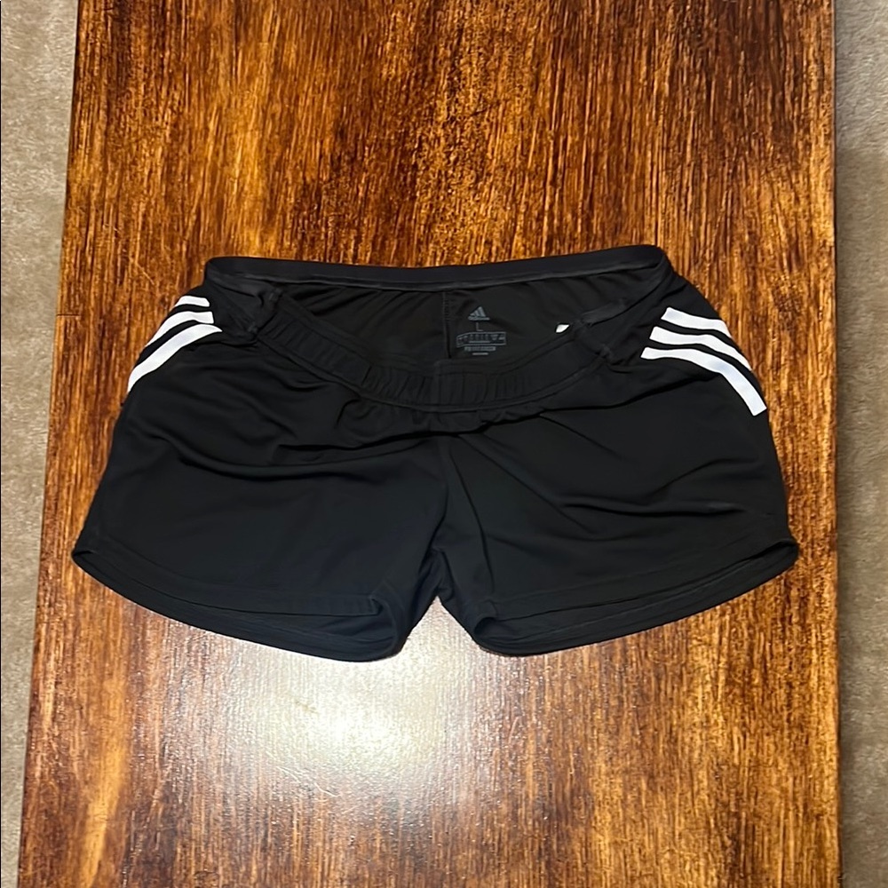 Adidas Black Athletic Shorts Lightweight Performance